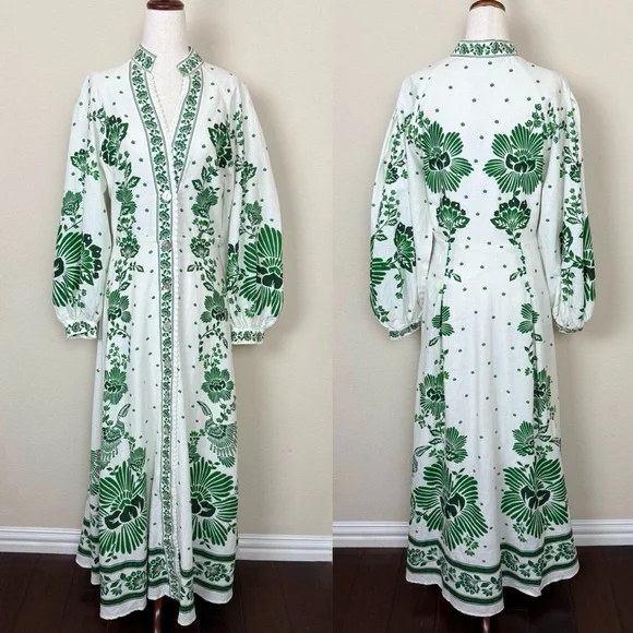 FARM Rio Forest Soul Off-White Maxi Dress - Picture 5 of 16